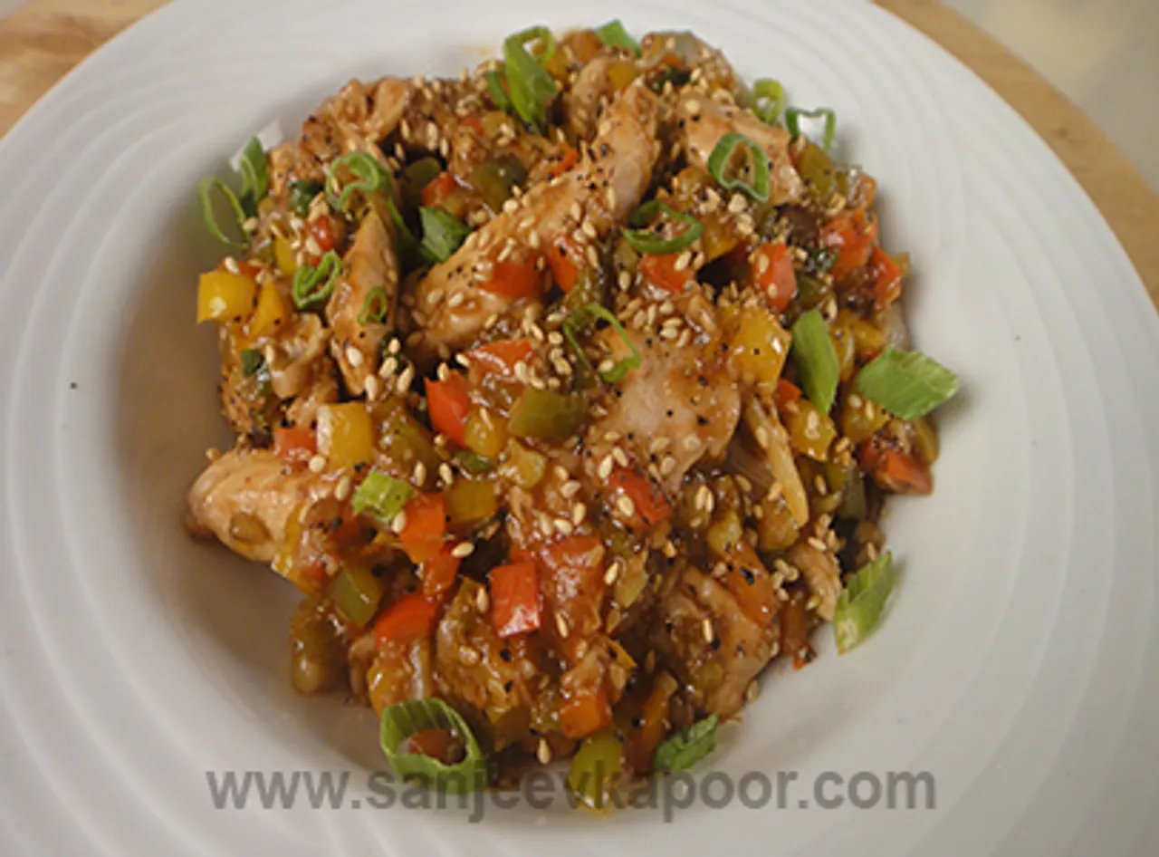 Chicken and Pepper Stir Fry