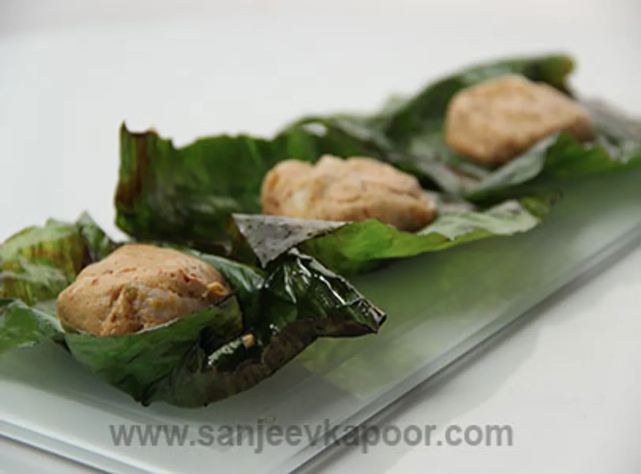 Banana Leaf Seafood Kabab