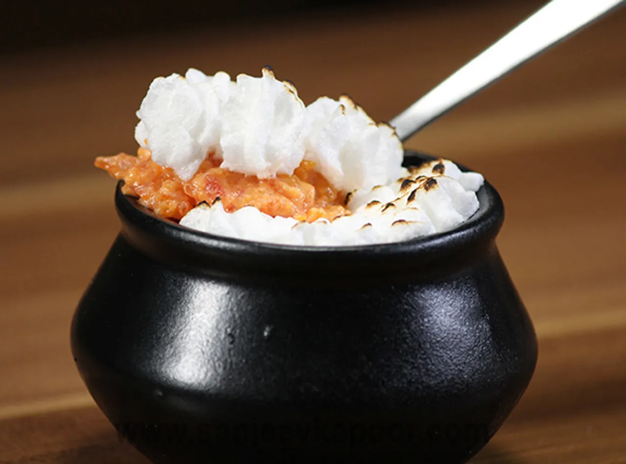 Gajar Halwa Baked Alaska