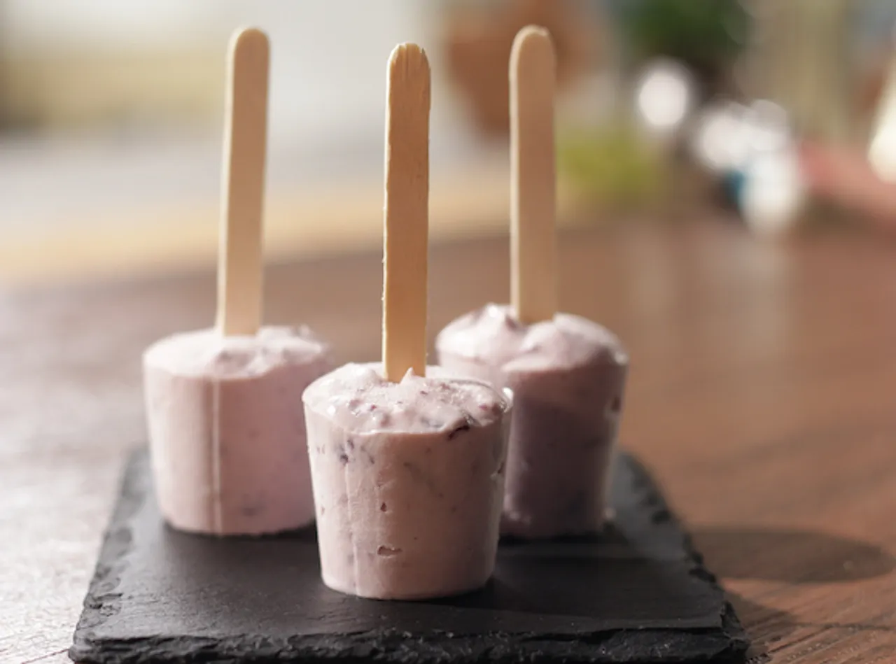 Blueberry Yogurt Icecream