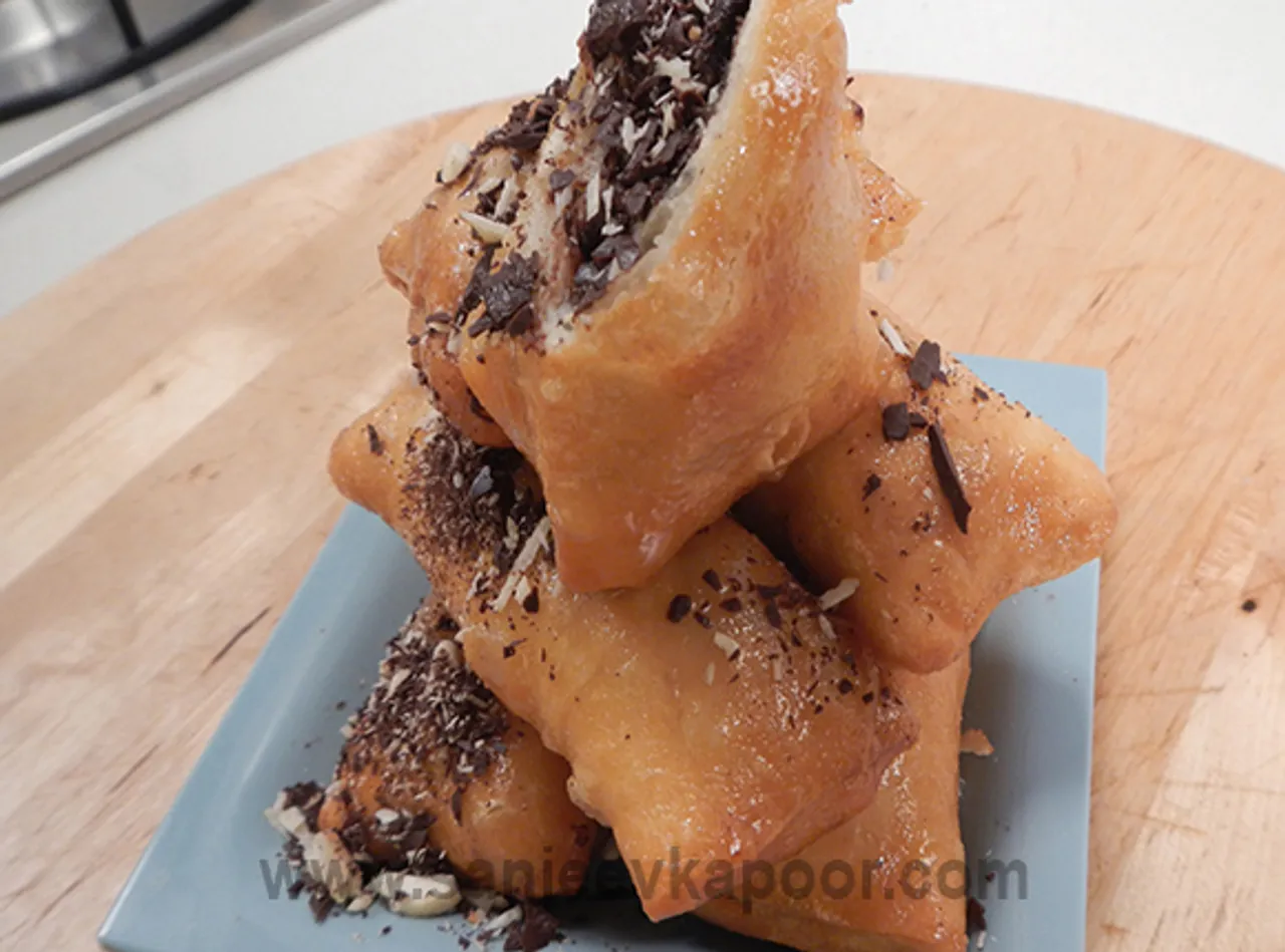 Chocolate and Nut Rolls
