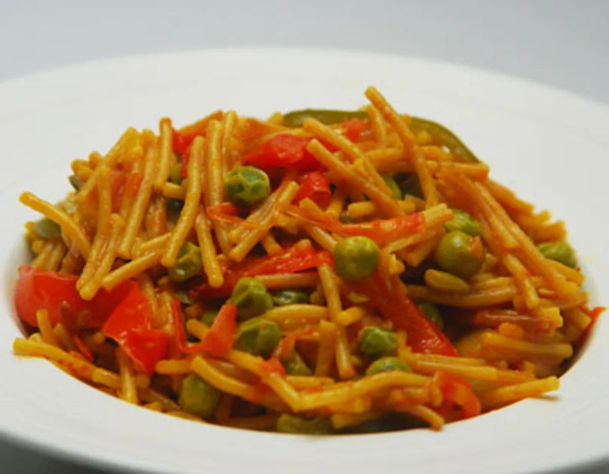 Spaghetti Vegetable Paella