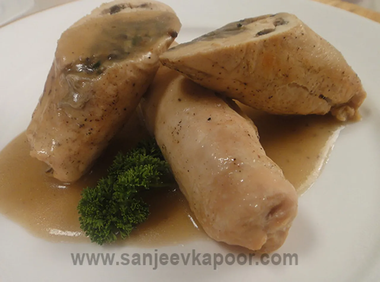 Chicken Roulade with Mushrooms