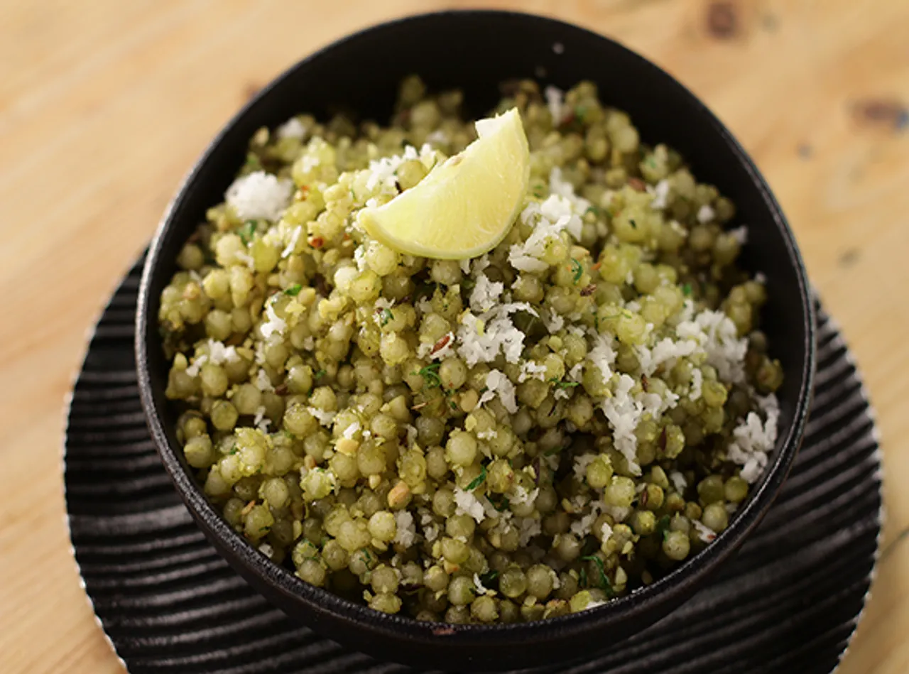 Hariyali Sabudana Khichdi - SK Khazana