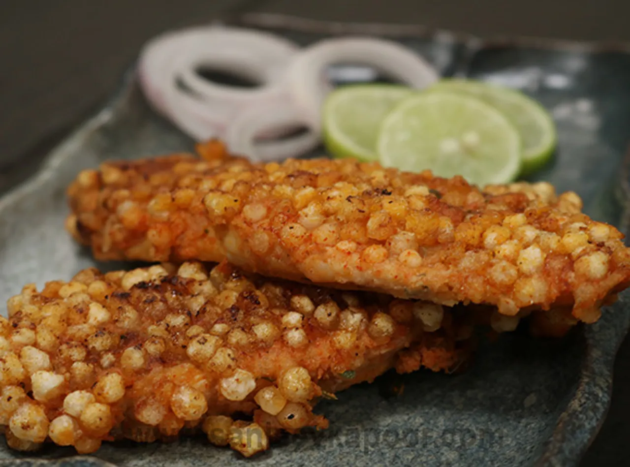 Sabudana Baked Chicken