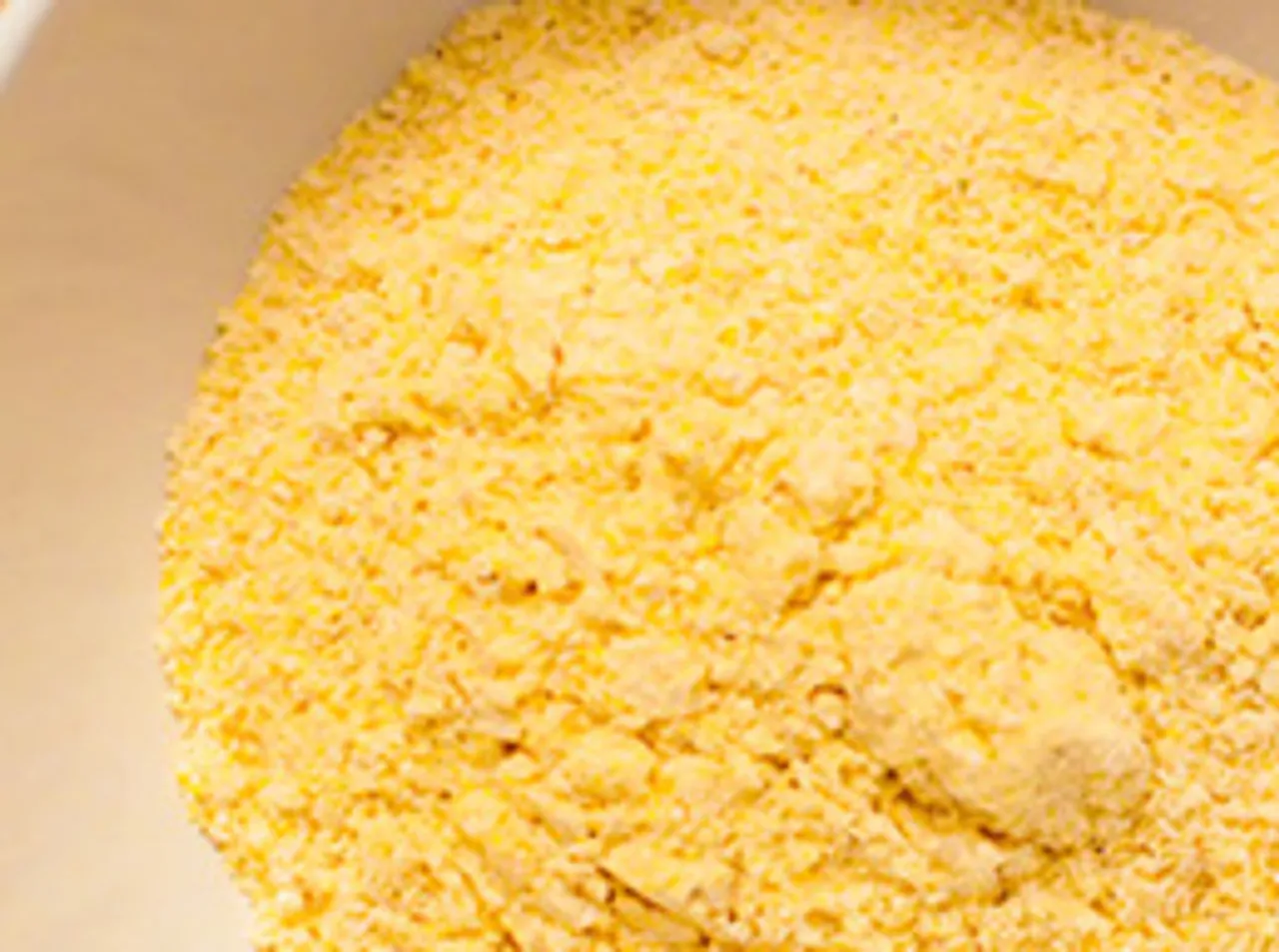 Make a meal with corn meal
