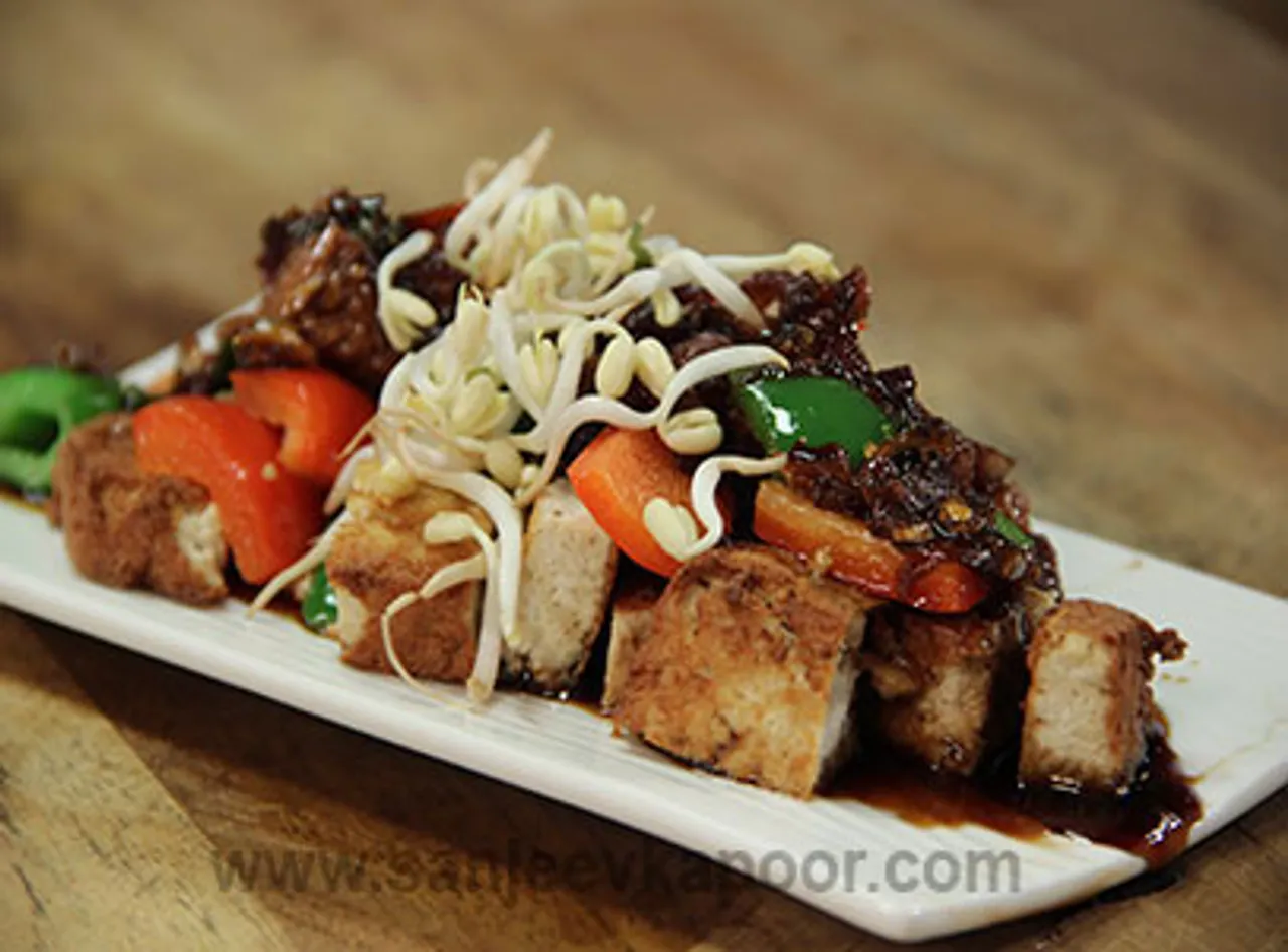 Fried Tofu in Chilli Soy Sauce