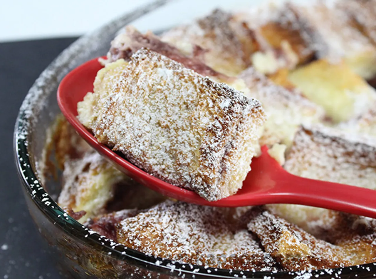 Strawberry Bread Pudding