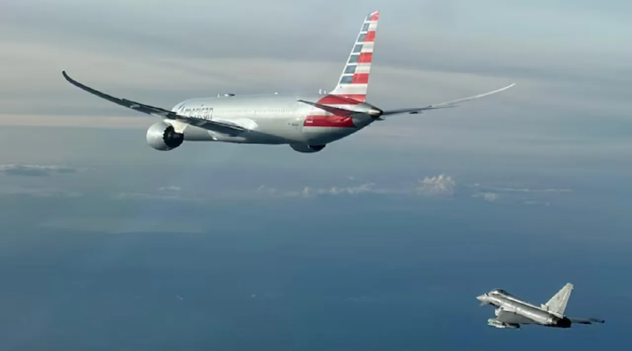 Video: Delhi-bound US flight escorted by fighter jets to Rome after bomb hoax
