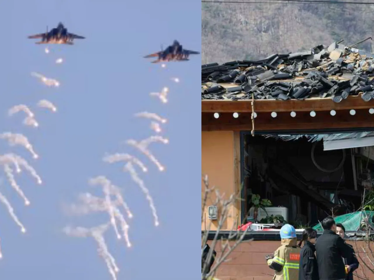 south korea drop bomb