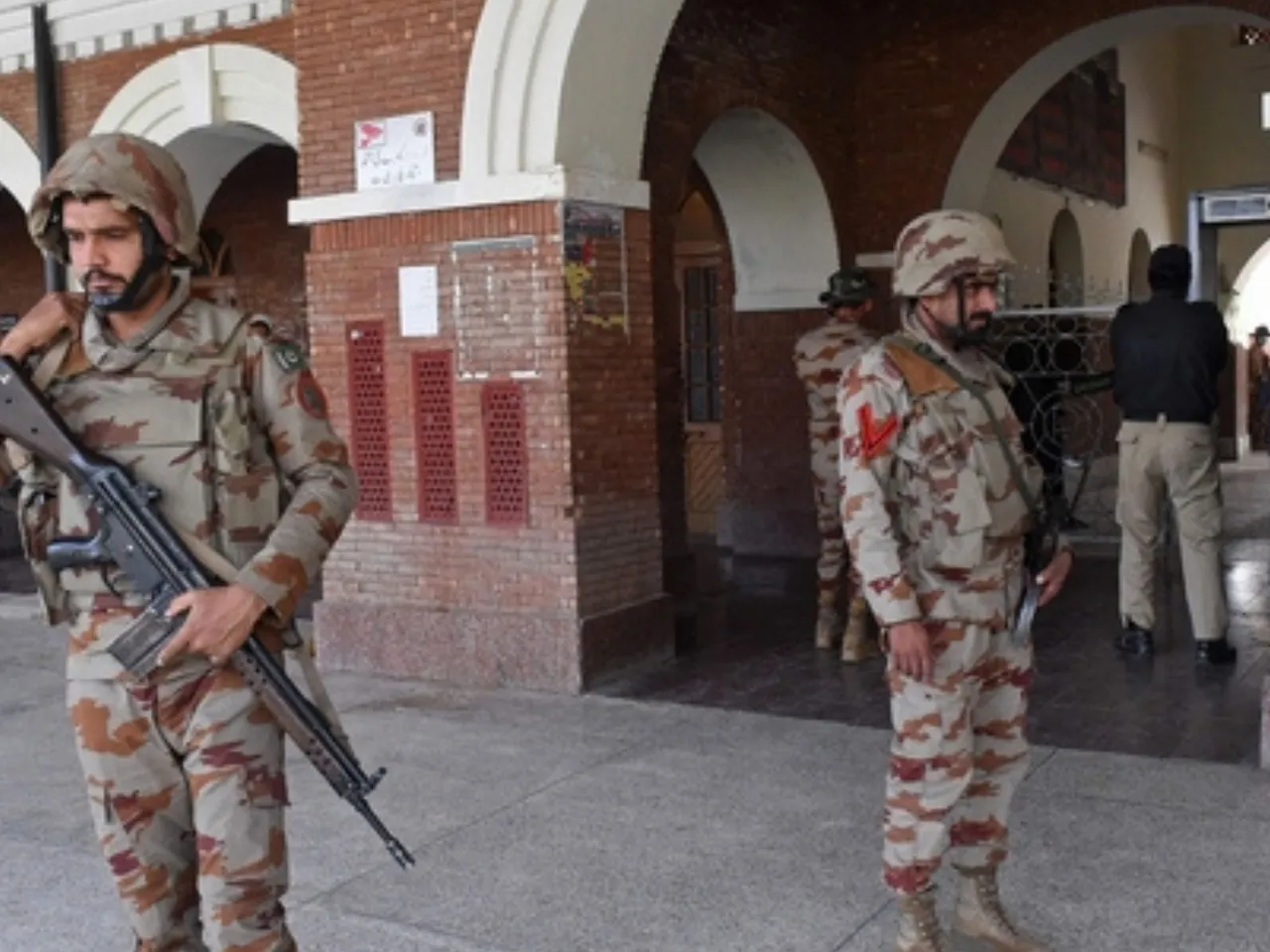 security operation against militants a day after they hijacked a passenger train
