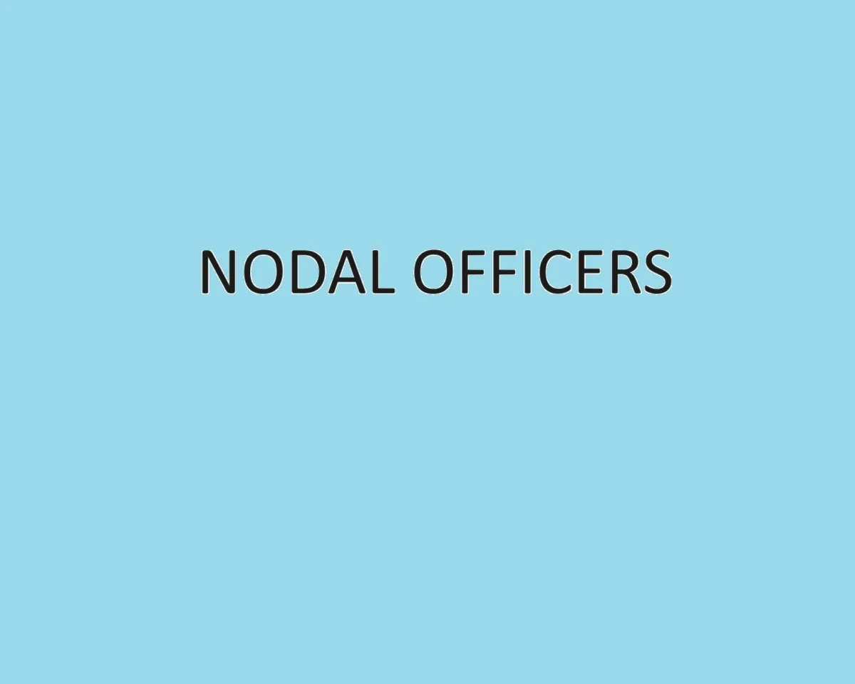 nodal officers