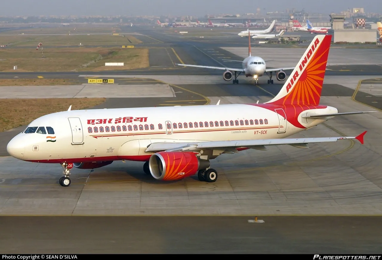 air India flight delayed 