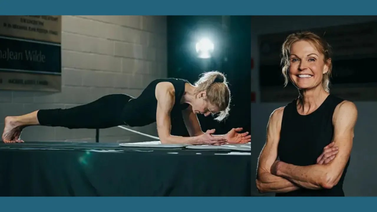 Watch: 58-Year-Old Canadian Woman's Record Breaking Plank Of 4.5 Hours