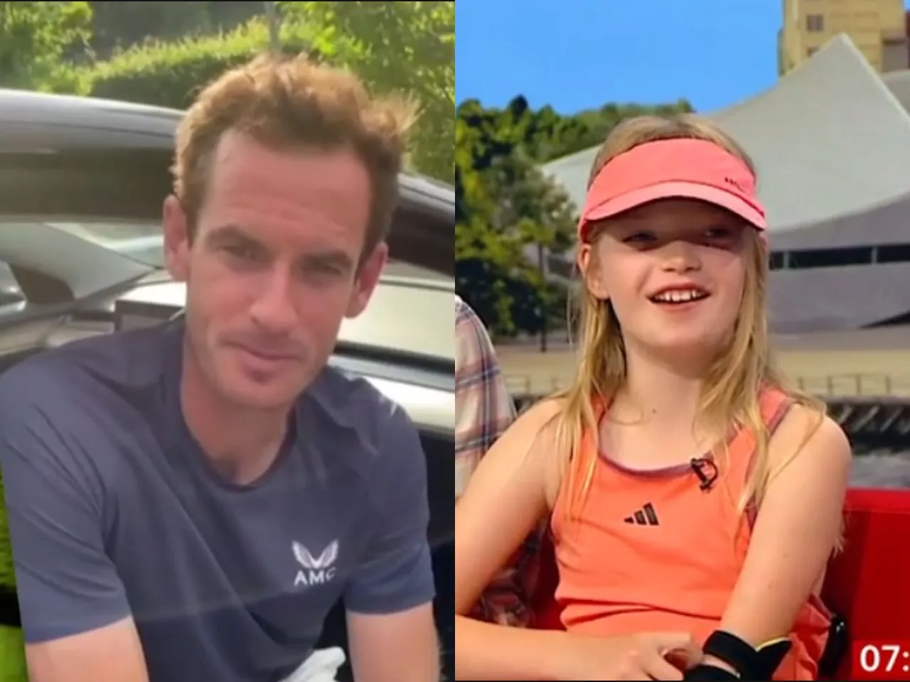 Credit: BBC Breakfast | Andy Murray Gifts Girl