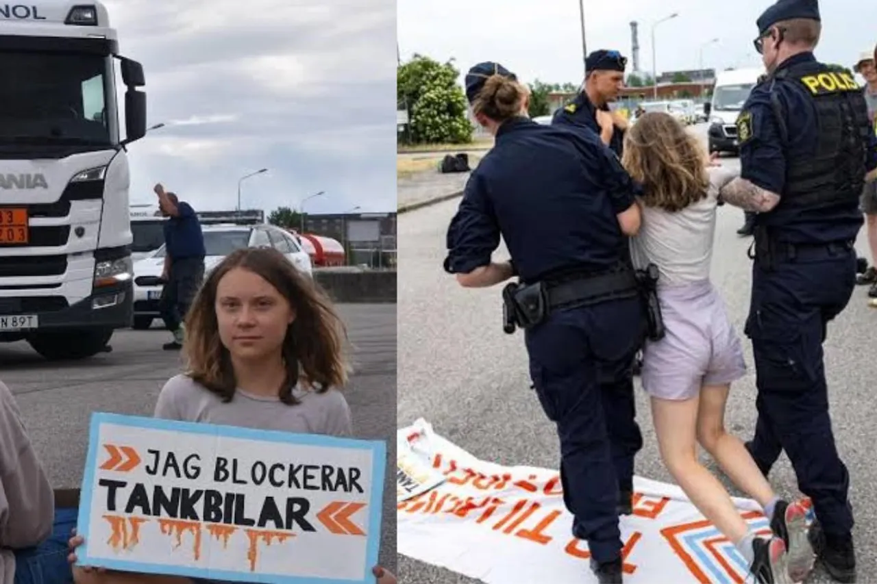 Greta Thunberg arrested