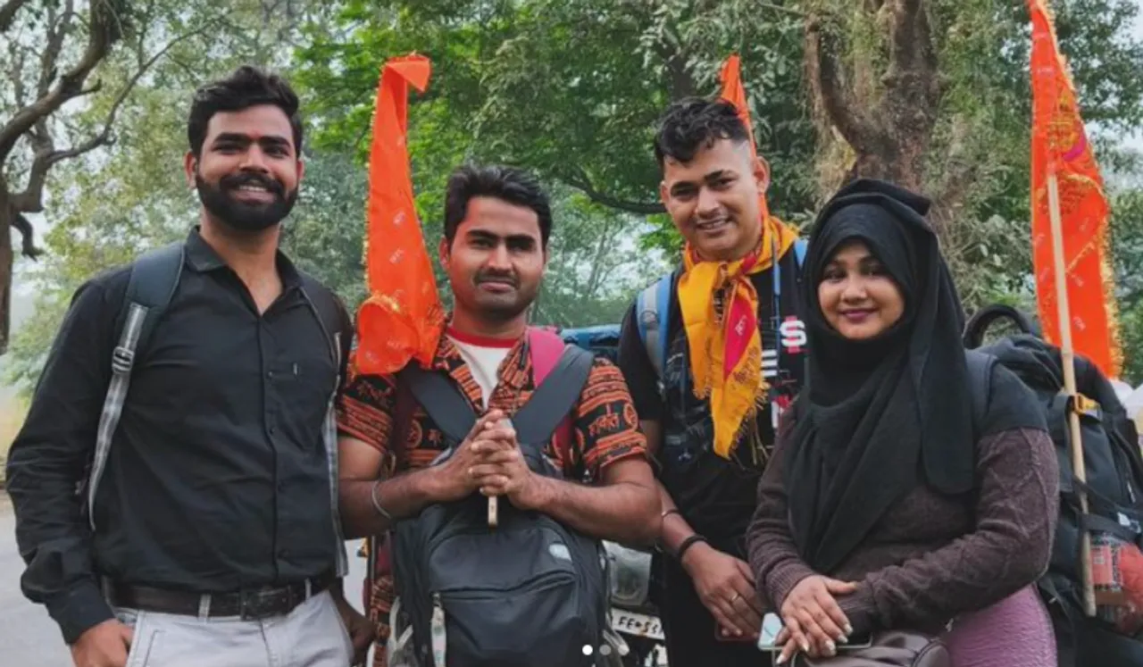 Meet Shabnam: A Muslim Woman Embarks On Ayodhya Paidal Yatra