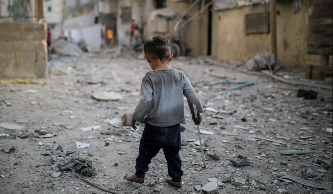 Photo credit: Belal Khaled/Anadolu via Getty ImagesIsrael-Hamas War: Women and Children of Gaza Worst Hit by Conflict