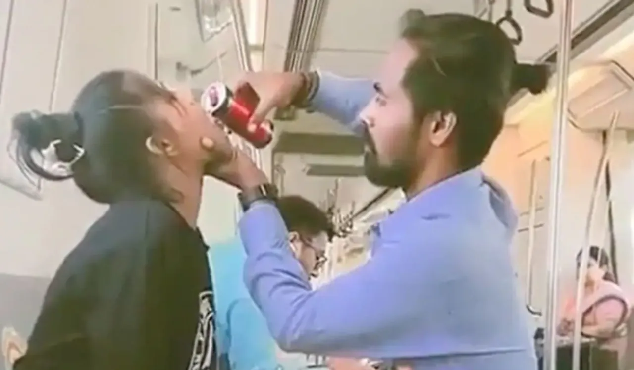 Bizarre Intimate Act On Delhi Metro Sparks Outrage On Social Media