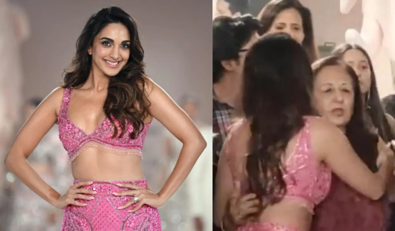 Kiara Advani Flying Kiss To Mother-In-Law