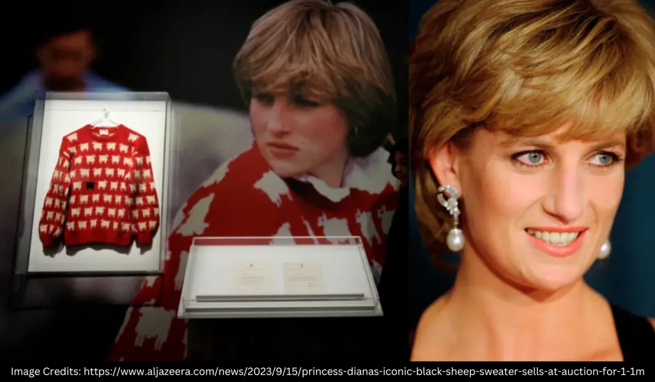 Royal Black Sheep: Princess Diana's Sweater Sold For $1.1 Million