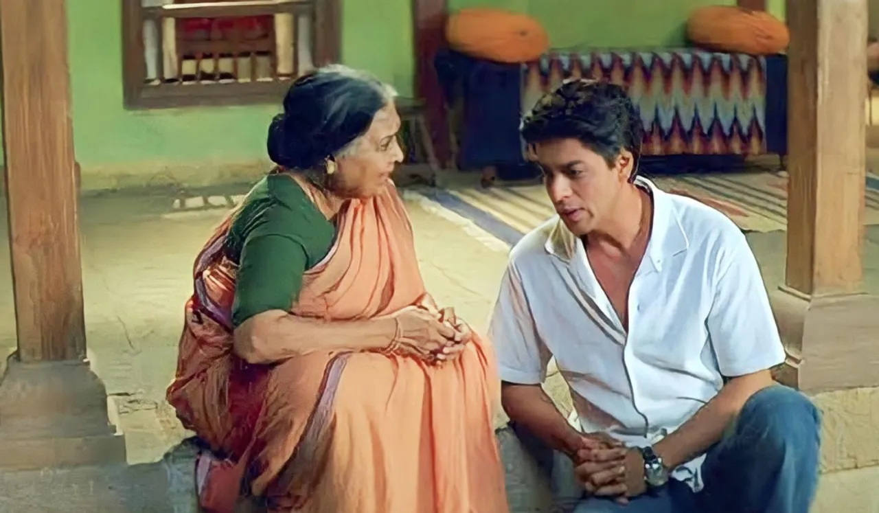 A still from Swades