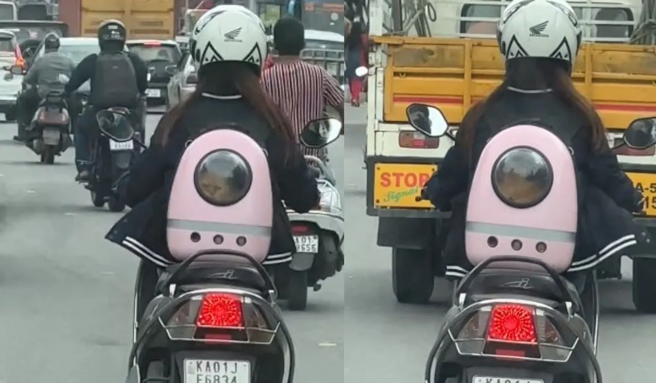 Watch: Bengaluru Woman Seeks Unique Way To Take Pet To Work