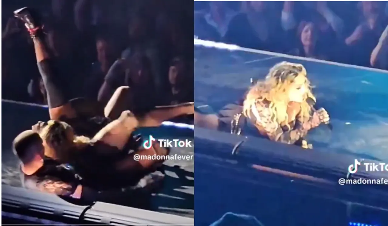 Watch: Madonna Suffers A Fall Mid-Concert But Keeps The Show Going