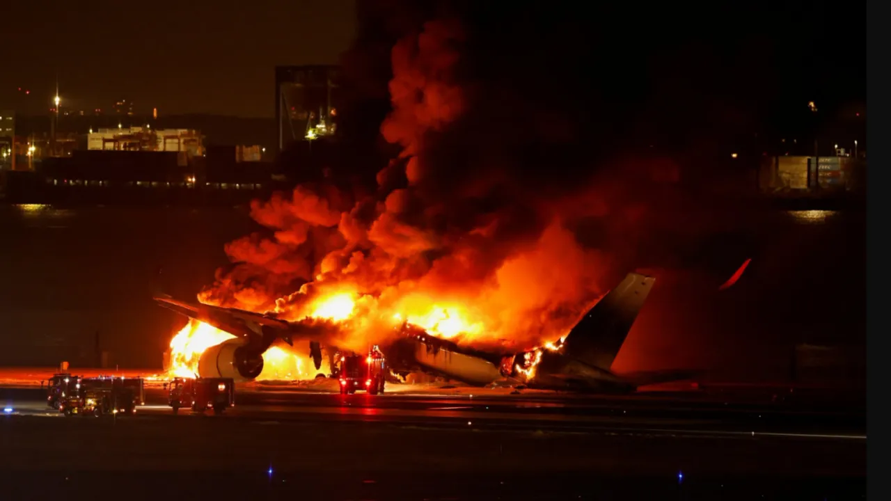 Japan Faces One Tragedy After Another: Plane Catches Fire On Runway