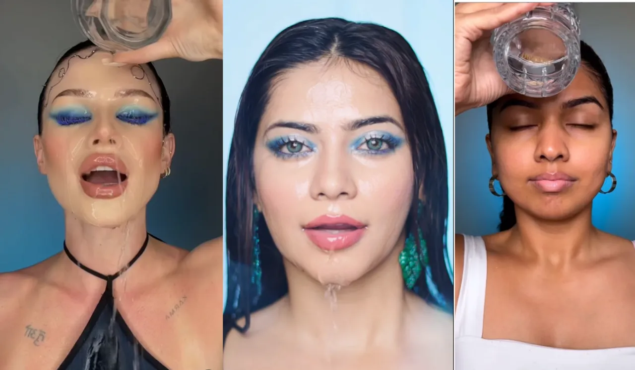 Blue makeup trend