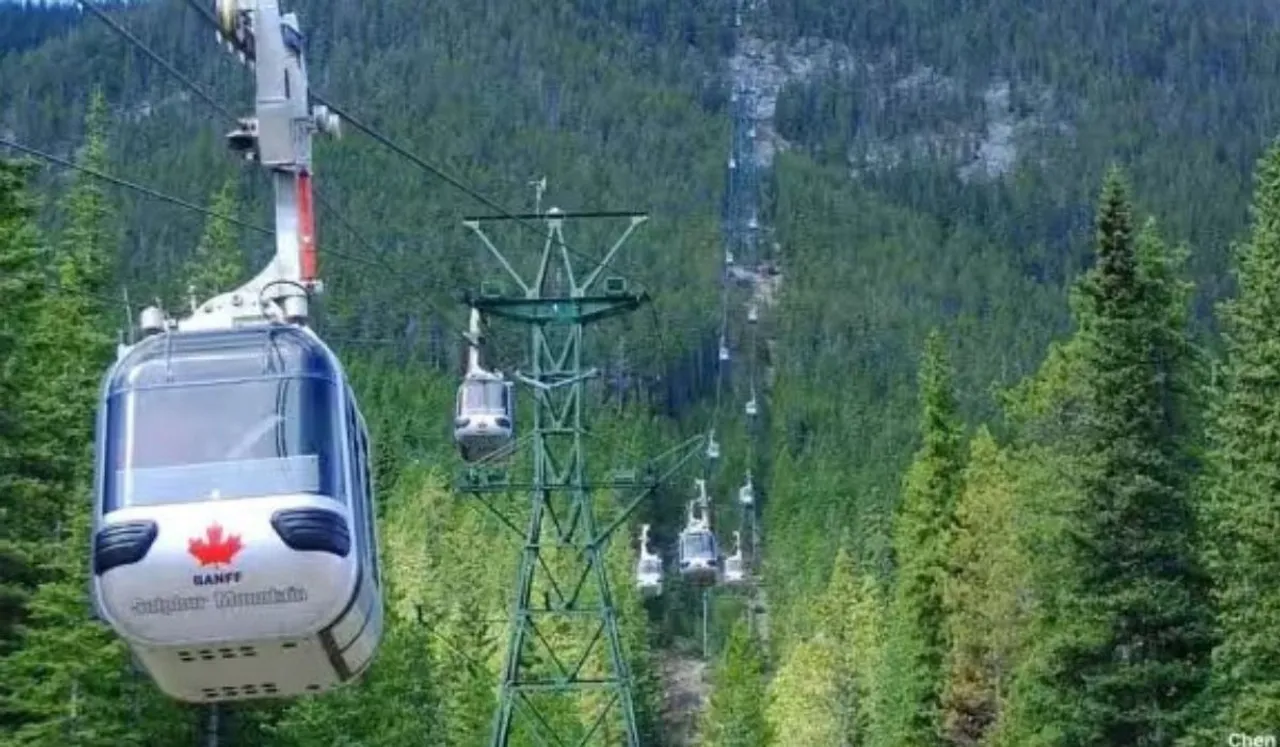Newlywed couple  Stuck in Cable Car in Canada