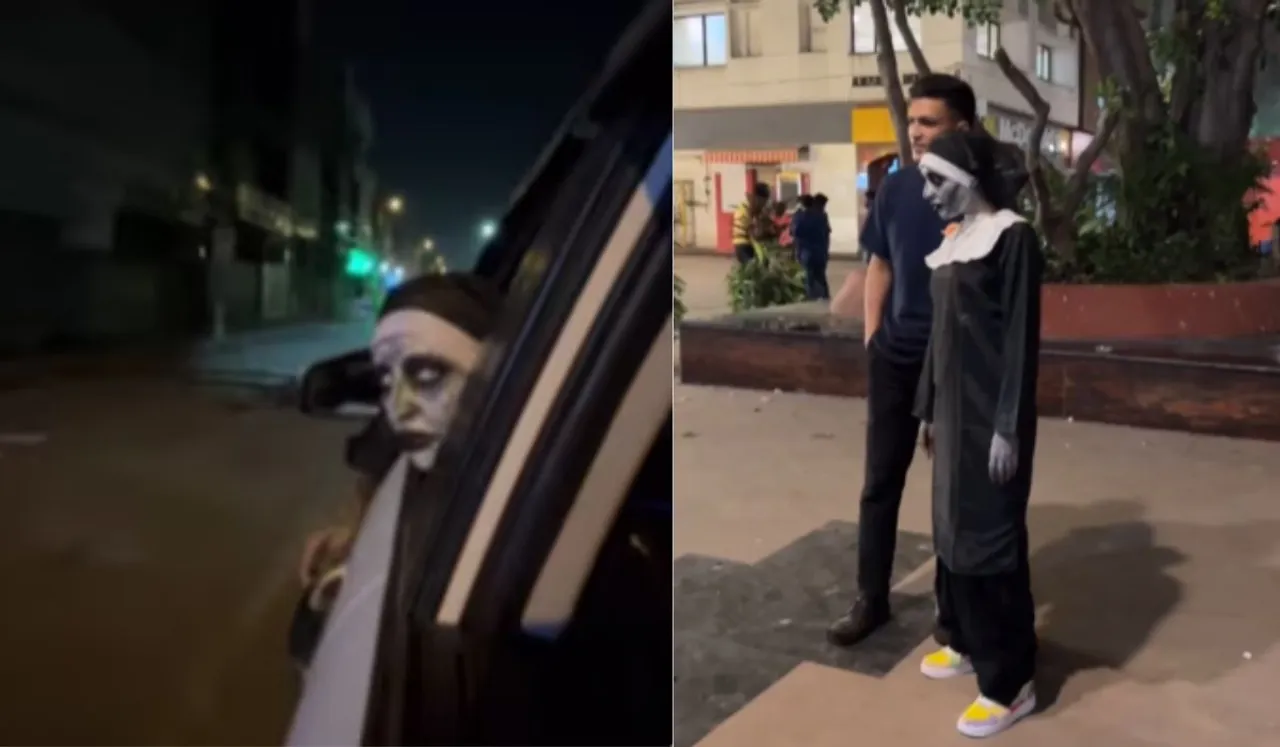 Watch: Delhi Woman Dresses As Demon Nun, Pranks People On Streets