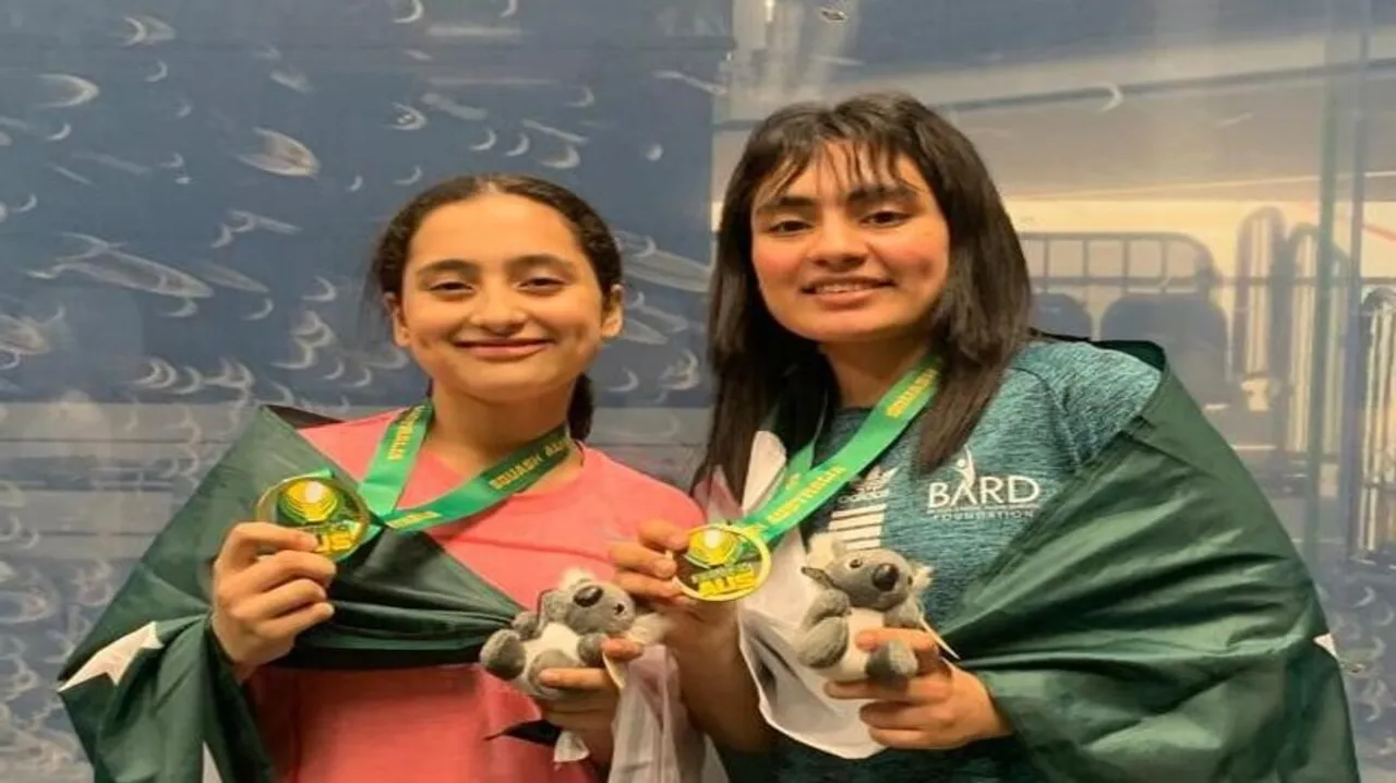 Meet Mahnoor & Mahwish, Pak Squash Stars Win Gold At Australian Junior Open