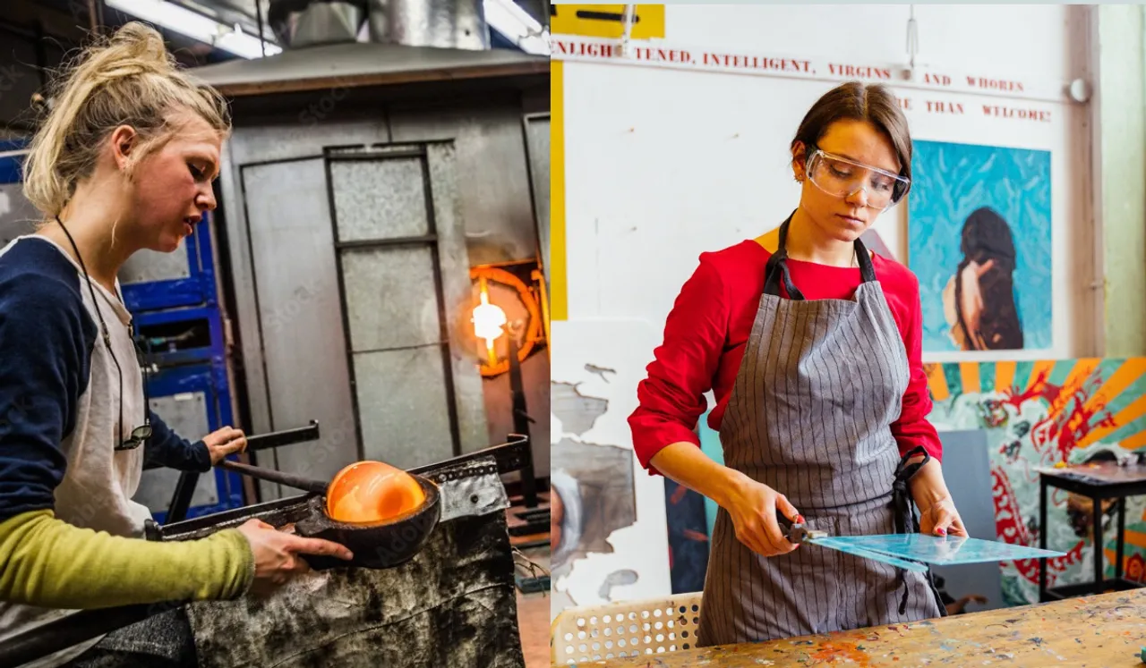 Women glassmakers