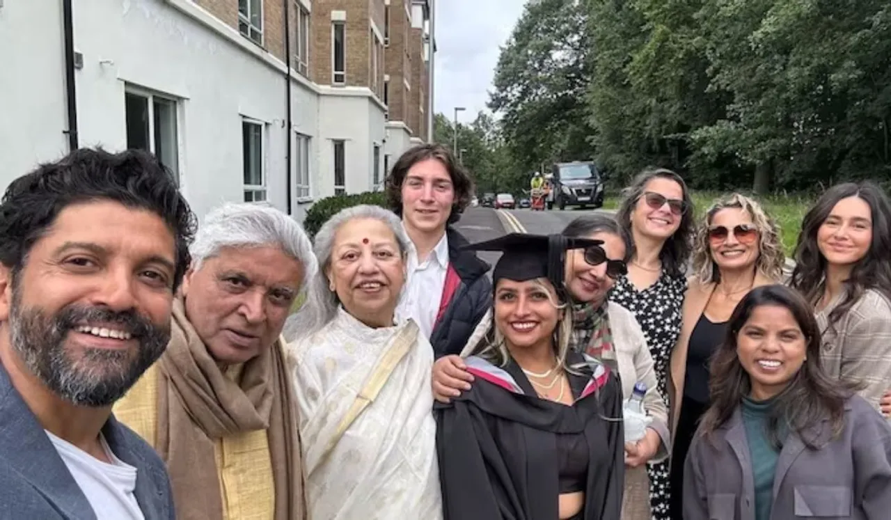 Farhan Akhtar Attends Daughter Convocation