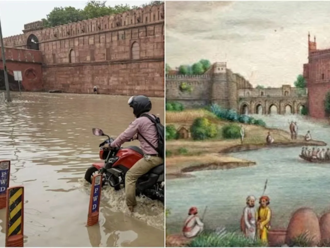 As Yamuna Floods Delhi, Vintage Illustrations Go Viral