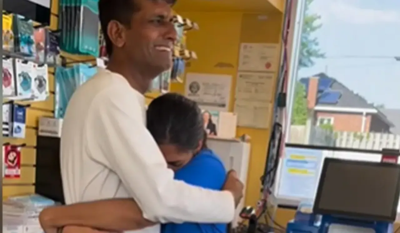 Man Flies To Canada To Surprise His Daughter