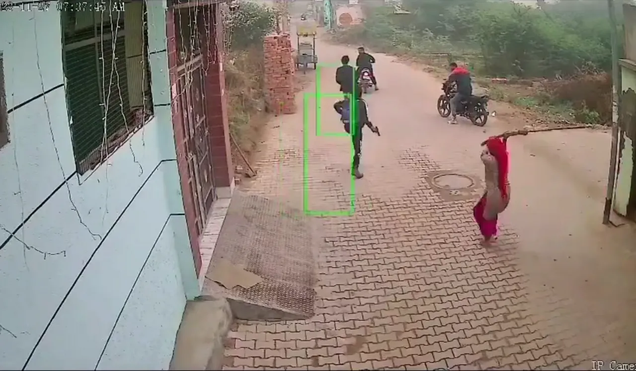Watch: Haryana Woman Chases Away Gunmen With Broom As They Open Fire