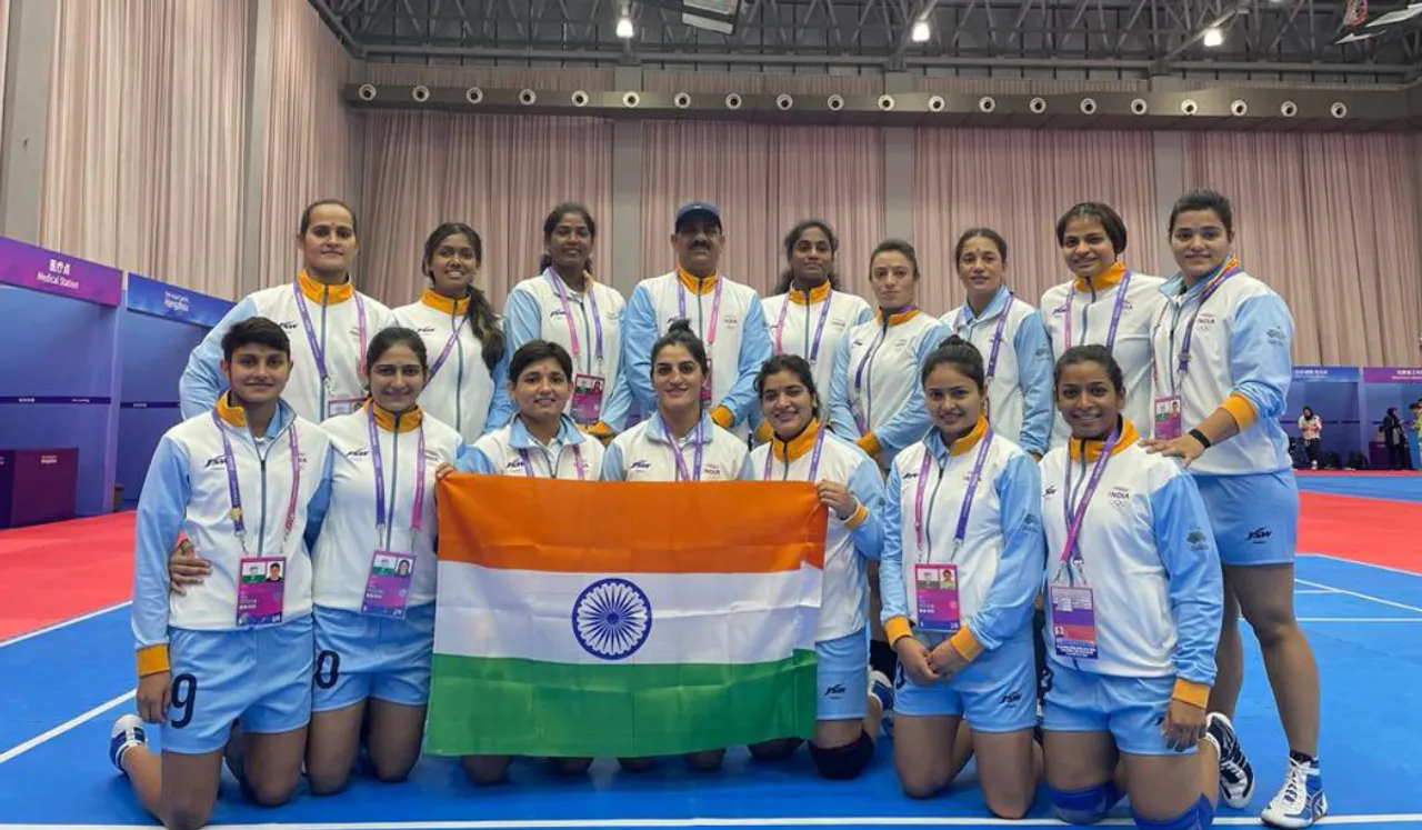 Indian Women's Kabaddi Team Wins Gold; India Achieves 100 Medals