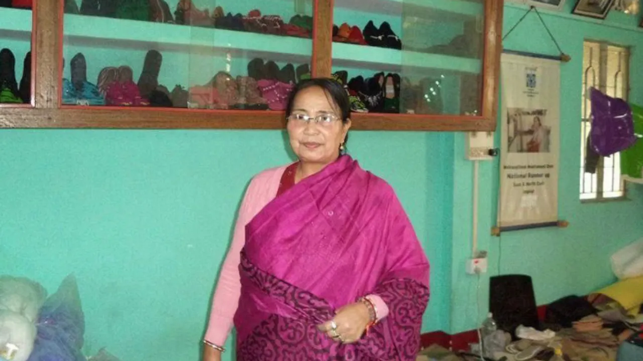 Moirangthem Muktamani Devi | Facebook: Mukta Shoes Industry