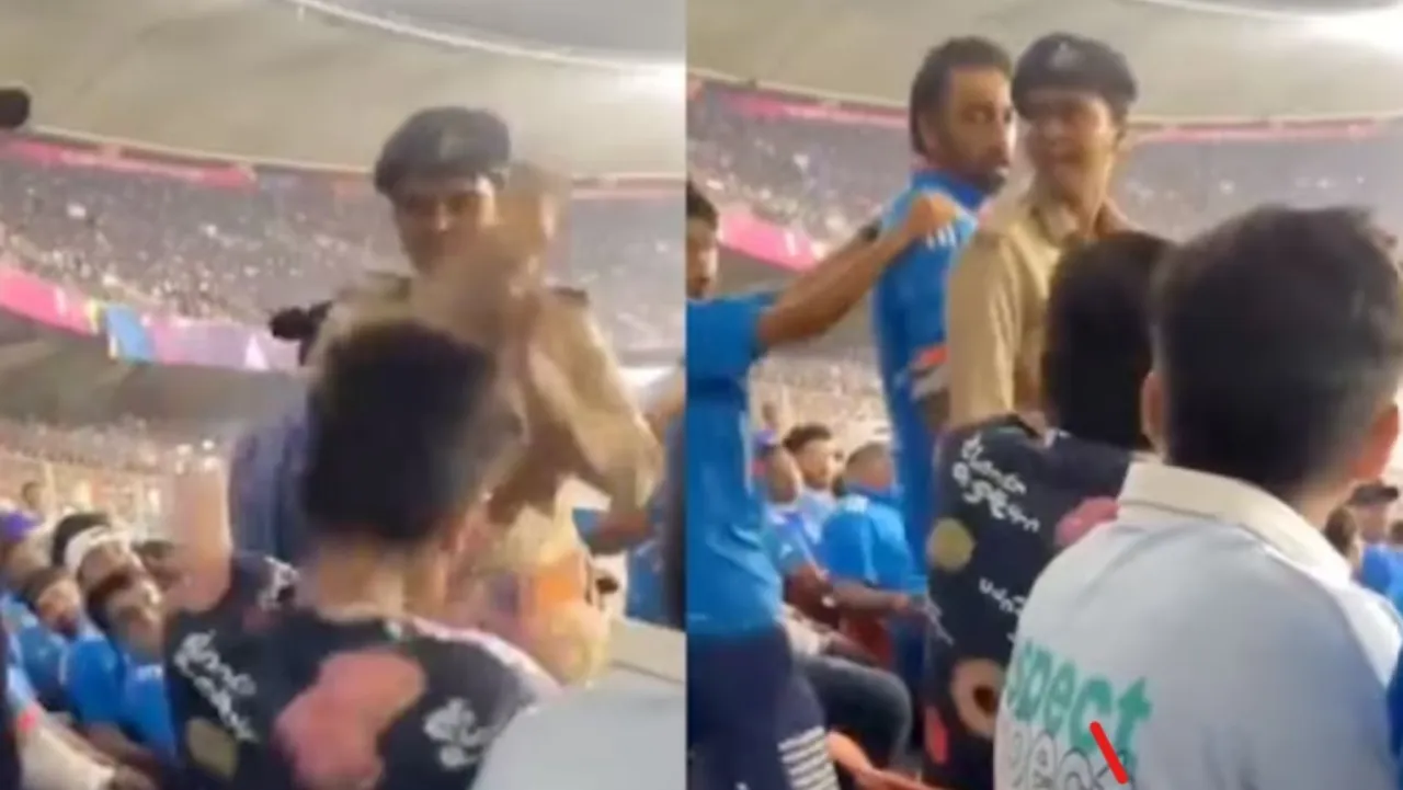 Viral Video: Man Tries To Slap Female Cop In Stands During Ind Vs Pak