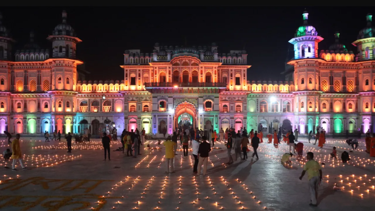 janakpur temple lights