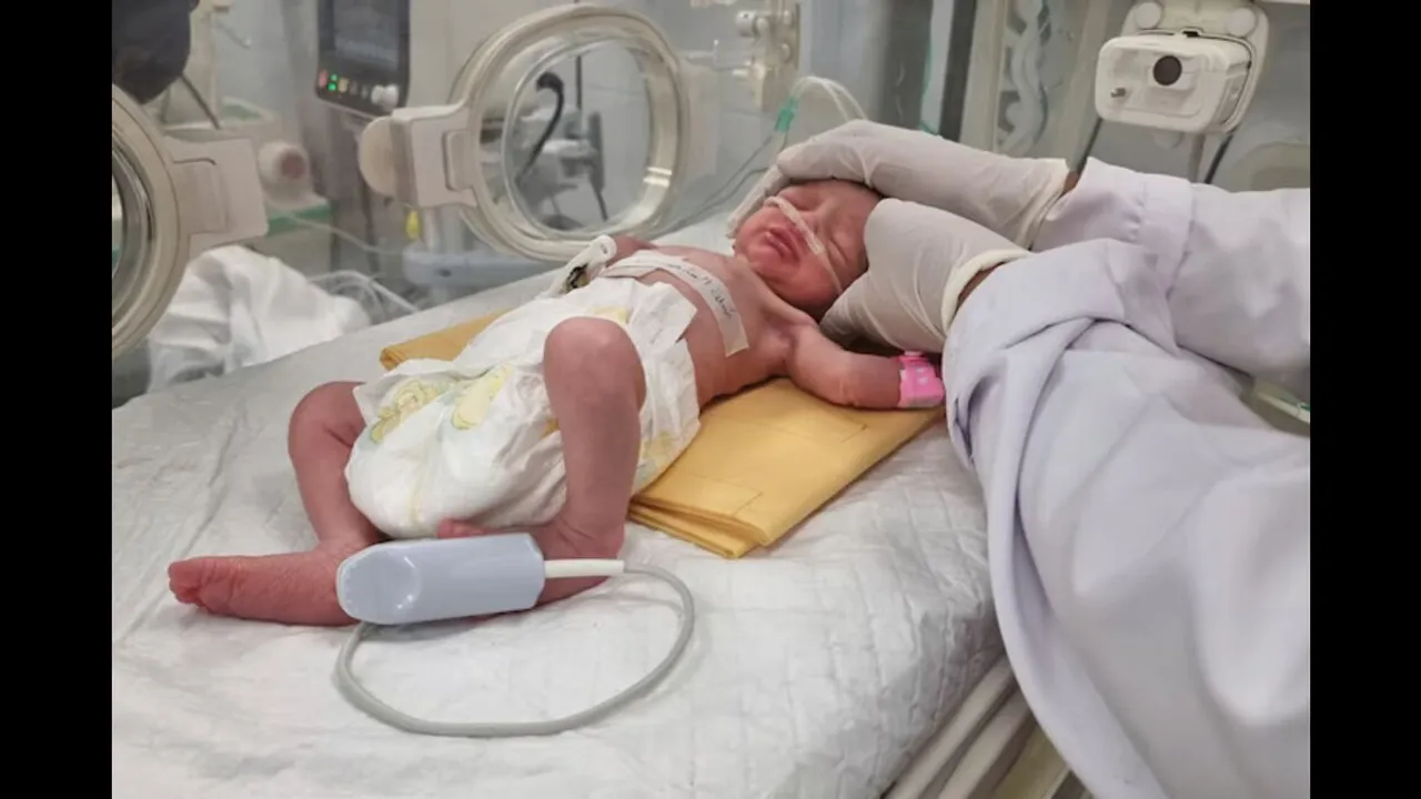 Gaza Strike: Palestinian Baby Girl Born From Womb Of Dead Mother