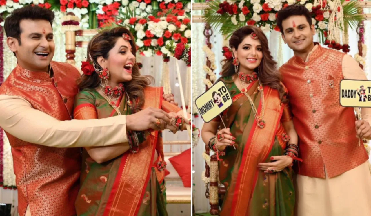 Inside Sugandha Mishra & Sanket Bhosale's Baby Shower Celebration