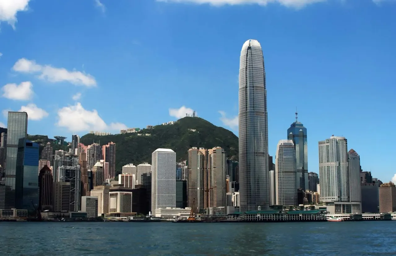 hong kong skyline image