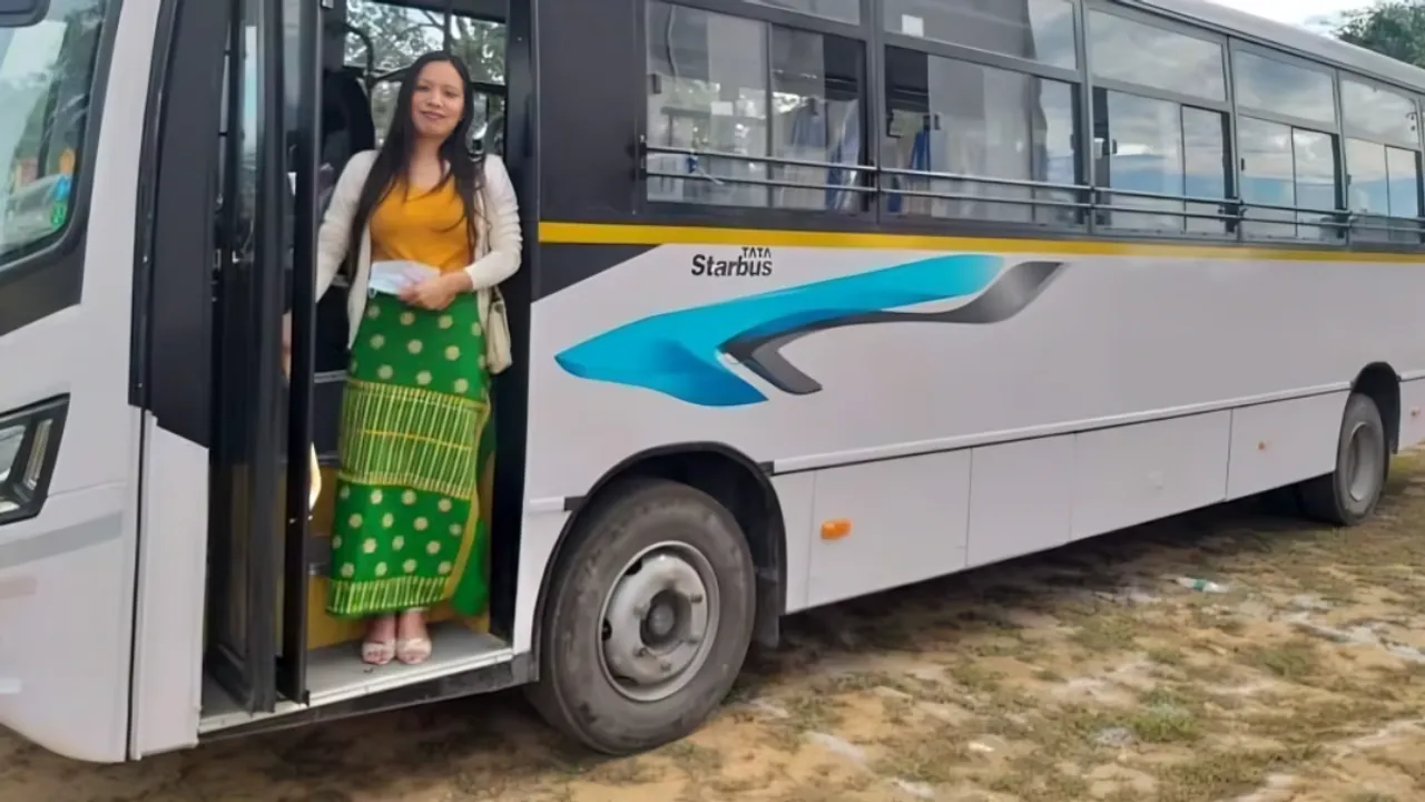 Meet Tungam Riba, Arunachal Pradesh's First Woman Bus Conductor