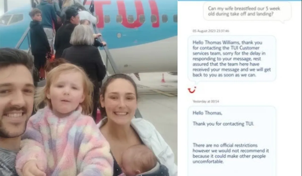 Mother Asked To Stop Breastfeeding On Flight