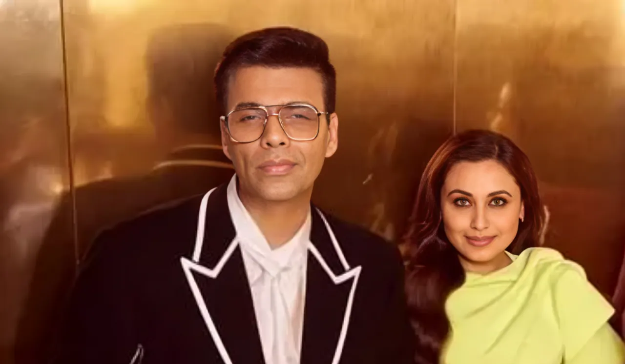 Rani Mukerji and Karan Johar