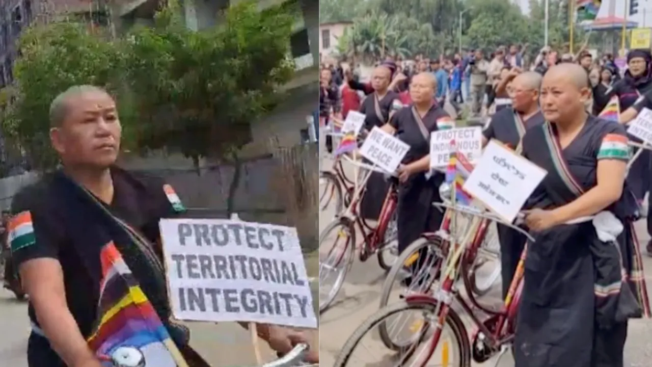 Brave Bald Women Of Manipur Remind Us - Violence Isn't The Answer