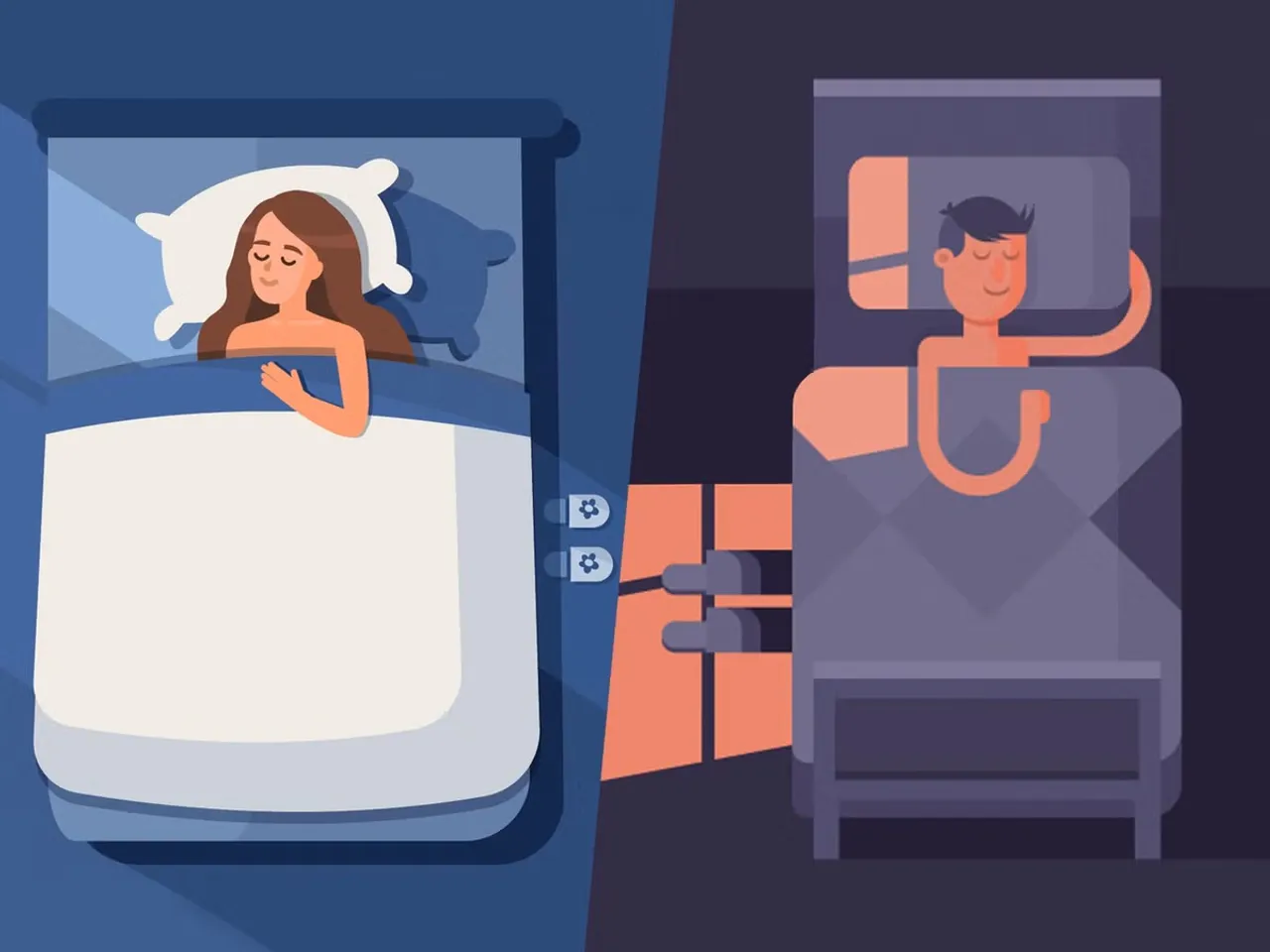 twin-bed sleep divorce | istock